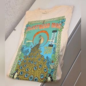 Womens Short Sleeve Fleetwood Mac Tee Shirt Size L